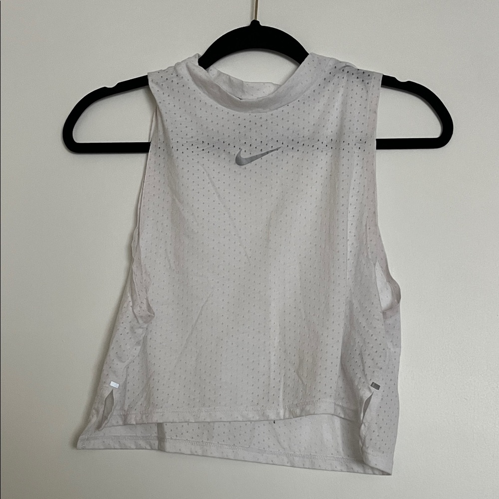Nike Women's White Muscle Tee